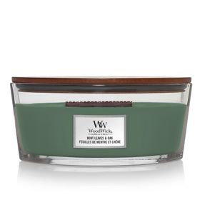 WoodWick - Ellipse Kerzen - Mint Leaves & Oak