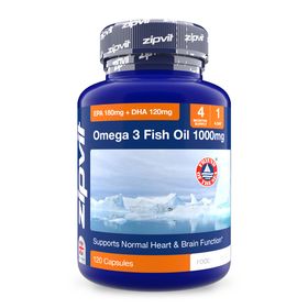 Zipvit Omega 3 Fischöl High Strength 1000mg - EPA 180mg / DHA 120mg