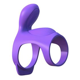 Penis-/Hodenring „Ultimate Couples Cage“ mit Klitorisstimulator | Fantasy C-Ringz