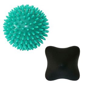 Sporttrend24 Faszienballeckig + ø Massageball Iall