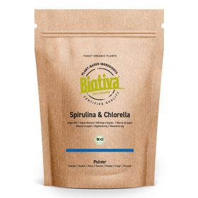 Biotiva Chlorella & Spirulina Pulver Mischung Bio