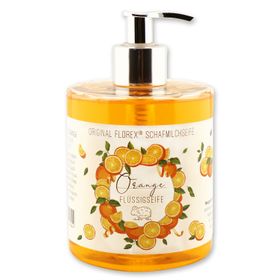 Florex Flüssigseife Orange mit biologischer Schafmilch & Lanolin