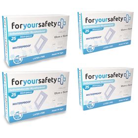 Dr. Kuechler Medical® Großpaket Duschpflaster, Wundpflaster, wasserfest, steril 10cm x 15cm