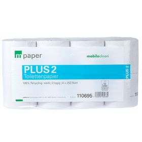 mpaper Toilettenpapier Plus² Großpackung (64 Rollen)