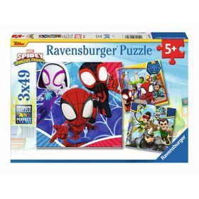 Ravensburger - Puzzle Spidey's Abenteuer 3x49p
