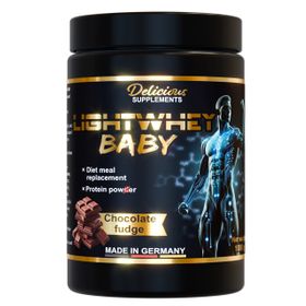 Delicious Supplements Lightwhey, Baby - Whey Protein Eiweiß - Chocolate Fudge