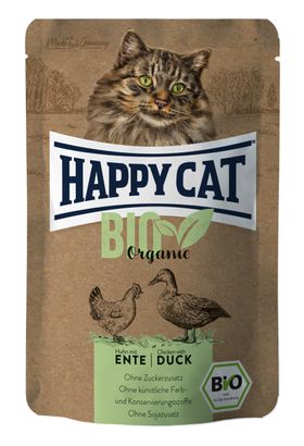 Happy Cat Bio Huhn & Ente Pouches
