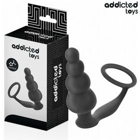 Addicted Toys - Silikon Analplug mit Hodenring