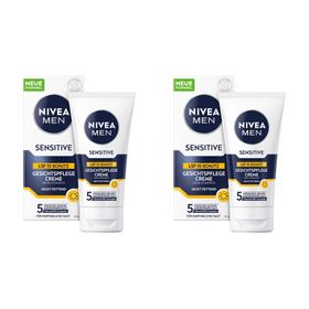 NIVEA MEN sensitive Gesichtspflege Creme Kamillen Sonnenschutz LSF15
