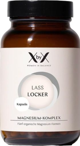 XbyX® Lass Locker Kapseln - Fünffach Magnesium Komplex