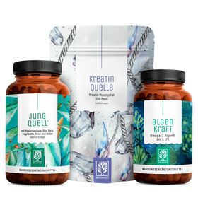 NATURTREU® - Longevity Paket: JUNGQUELL, KREATINQUELLE & ALGENKRAFT