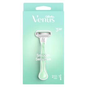 Gillette Venus - Damennassrasierer "Smooth Sensitive" + 2 Ersatzklingen