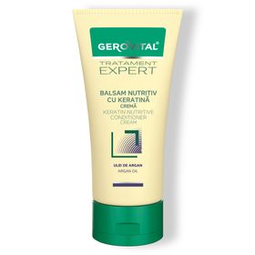 Gerovital Balsam mit Keratin & Arganöl für geschädigtes, trockenes Haar, 150 ml