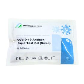 Safecare Covid-19 - Corona Laien Schnellest + Gratis Nanovio FFP2 - alle neuen Varianten