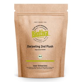 Biotiva Darjeeling Second Flush FTGFOP1 Schwarztee Bio