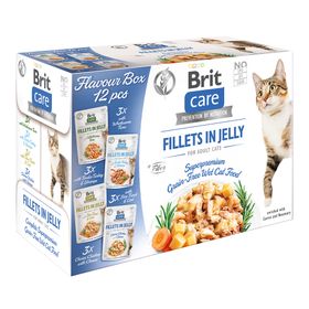 Brit Care Cat Flavour box - Fillets in Jelly
