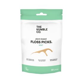 The Humble Co. Zahnseidesticks Flosspicks Minze