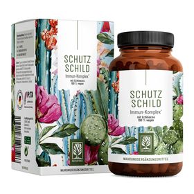 Immun* Komplex mit Echinacea Vitamin C Zink Selen L-Histidin & Kalmegh - Schutzschild - NATURTREU®
