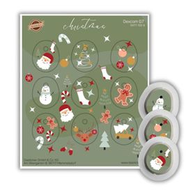 Diasticker® Dexcom G7 Stickerset "Christmas"