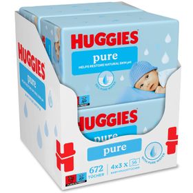 Huggies Feuchttücher Pure Baby Pflegetücher