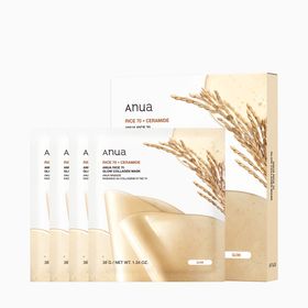 ANUA [4EA] RICE 70 GLOW COLLAGEN MASK