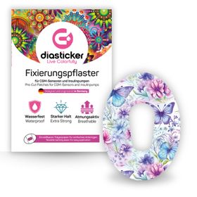 Diasticker® Dexcom G6 Fixiertapes "Butterfly Kiss"