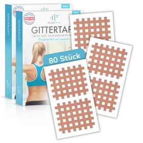 Health Press Gittertape Typ C 2er Set – Crosstape & Gitterpflaster