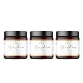 bedrop Vorteilsset:  Bee Cream Bienengiftsalbe und 8 Kräuterextrakten im 3er Set