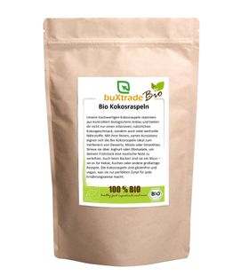 buXtrade Bio Kokosraspeln