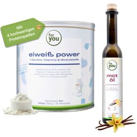 for you Power Eiweiß Pur + MCT Öl Vanille