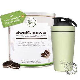 for you Power Eiweiß mit Gratis Shaker