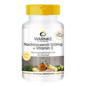 NACHTKERZENÖL 500 mg+Vitamin E Kapseln