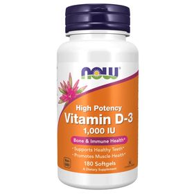 Now Foods Vitamin D-3 1000 IE