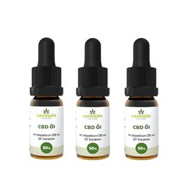 Cannalin - 3x CBD Öl Vollspektrum - 50%