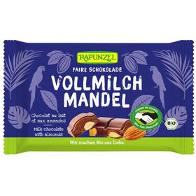 Rapunzel Vollmilch Schokolade mit ganzen Mandeln HIH