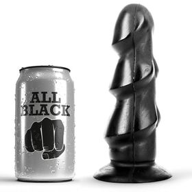 All Black - Realistischer schwarzer Dildo
