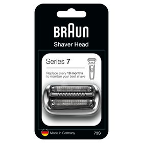 Braun - Ersatzscherkopf für Elektrische Rasierer für Männer "73S" in Silber