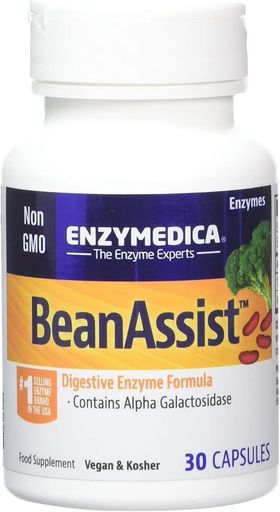 Enzymedica, BeanAssist, Kapseln