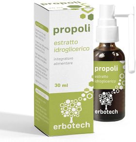 Erbotecxh Propolis Hydroglyceric Extract Alkoholfrei, Alkoholfreie Urtinktur Spray