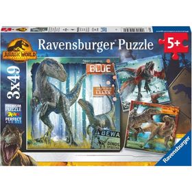 Jurassic World Puzzle 3x49tlg.