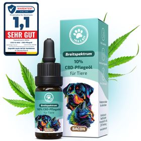 CBD Öl aus Deutschland- Hunde und Katzen 10% - Bacon - 10ml