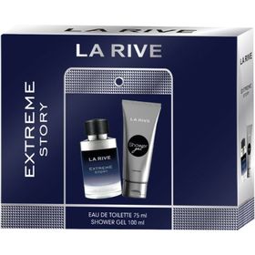 La Rive for Men Extreme Story Geschenkset (Eau de Toilette +Duschgel)