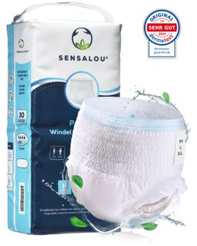 Sensalou Pants Super für Erwachsene - Größe M Inkontinenz Hosen , Windel für Inkontinenz