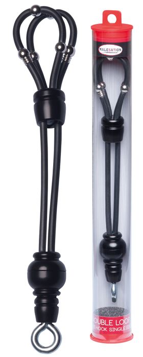MALESATION Double Loop Hook Single Black