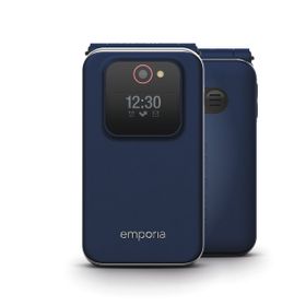 emporia JOY Senioren Klapptelefon Handy blau 128MB 2,8 Zoll 2MP Notruffunktion