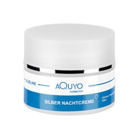 Blueline Nachtcreme, Anti Aging Creme Gesichtspflege , Gesichtscreme mit Microsilber