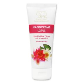 Handcreme Lotus mit Bio Schafmilch ohne Palmöl