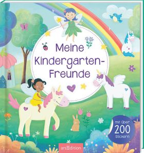 Meine Kindergarten-Freunde  – Einhorn Mit über 200 Stickern