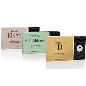 ASPILOS Medizinisches Selbsttest Bundle (Vitamin D + Schilddrüse + Eisen)