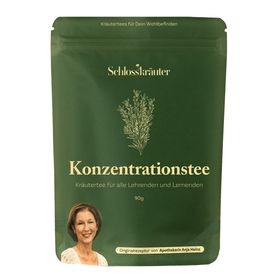 Schlosskräuter Konzentrationstee mit Zitronenmelisse, Basilikum & Thymian